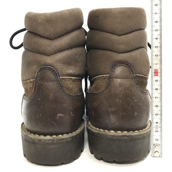 ZETA SPORT Italy Vintage Leather Trekking Boots 43 27-27.5 brown(USED)