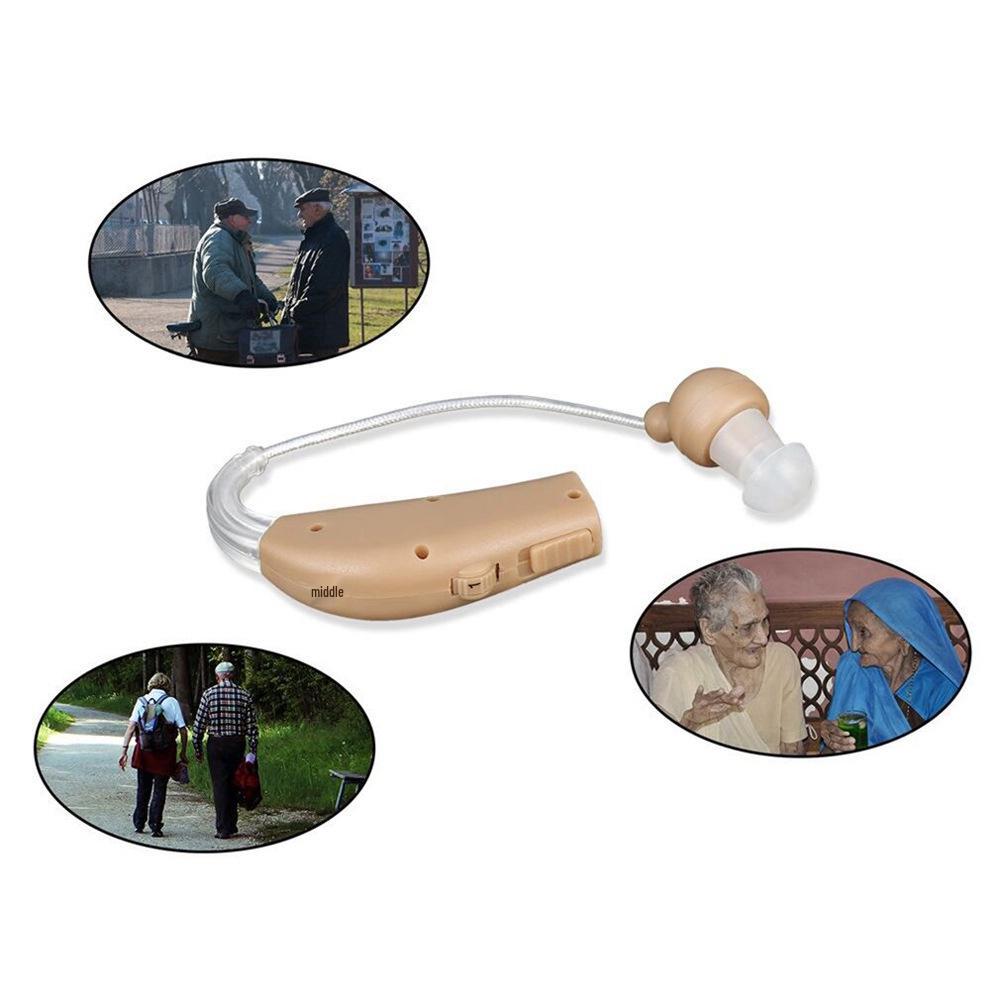 Rechargeable Low-Frequency Noise Reduction Hearing Aid Earphone - English Overseas Version
