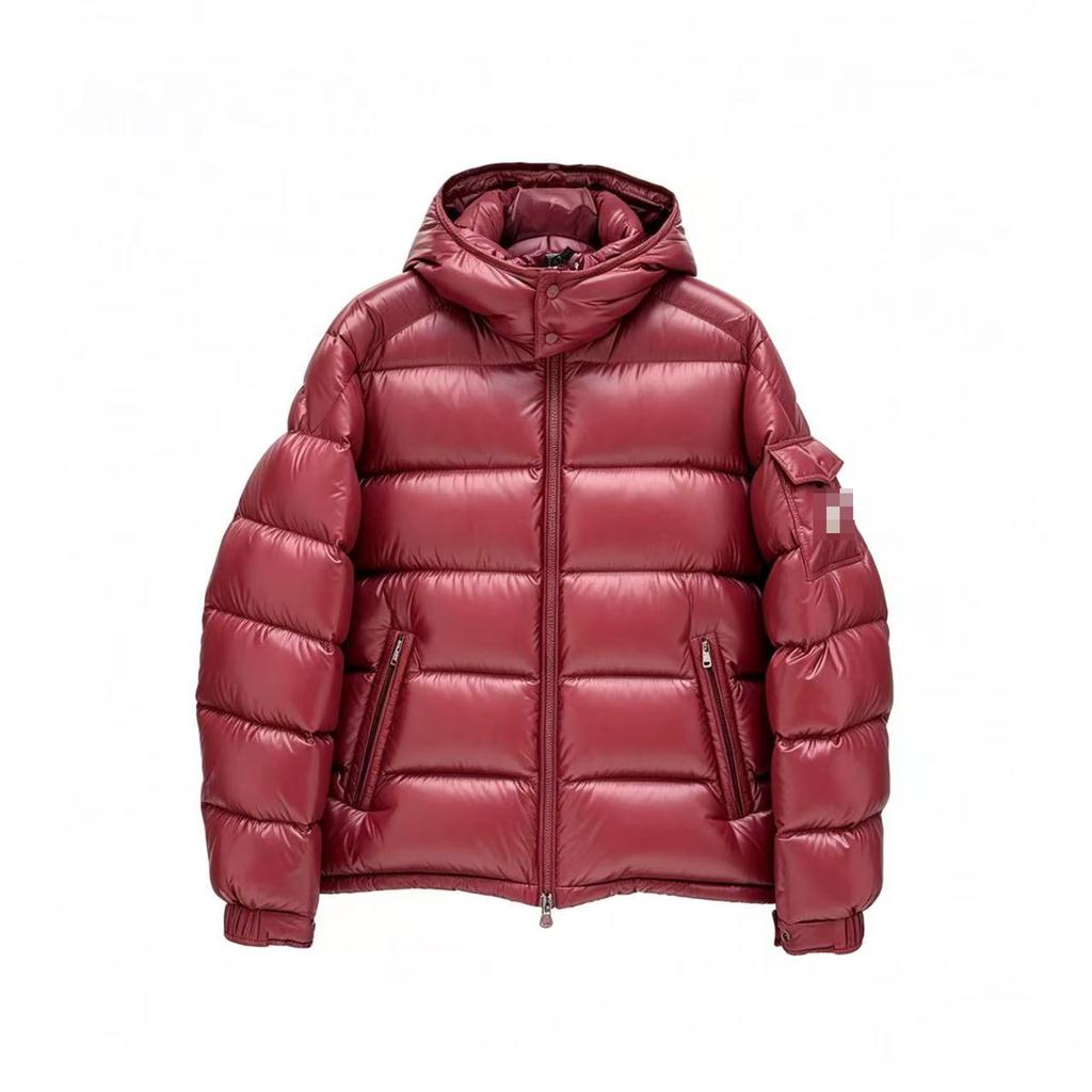 Maya Maya down jacket men's and women's winter thickened couple's coat white goose down hooded bread jacket