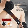 LI-NING Men's Half-Finger Fitness Gloves with Wrist Support
