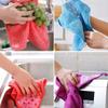3/5PCS Colored Coral Velvet Towels Soft Absorbent Hand Towel Household Dishwashing Kitchen Bathroom Cleaning Accessories