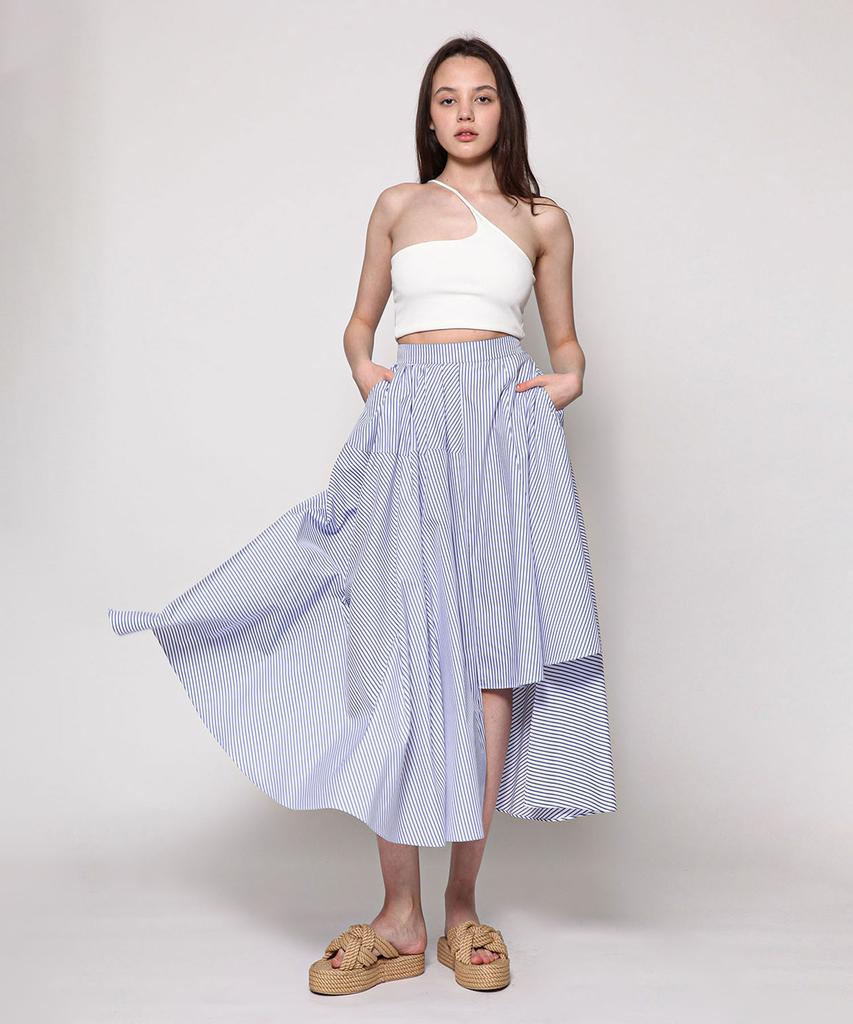 02ARMOIRE Annabel Skirt _ Blue Stripe