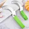 Watermelon Slicer Food Grade 304 Stainless Steel Anti-slip Plastic Handle Safe Quick Cut Fruit Melon Cutter Slicing Cutting Tool Kitchen Gadgets