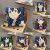 1pc Megumi Tadokoro Anime Characters Pillow Case Fashion Square Pillowcase Bedroom Sofa Room Ins Decoration Leisure