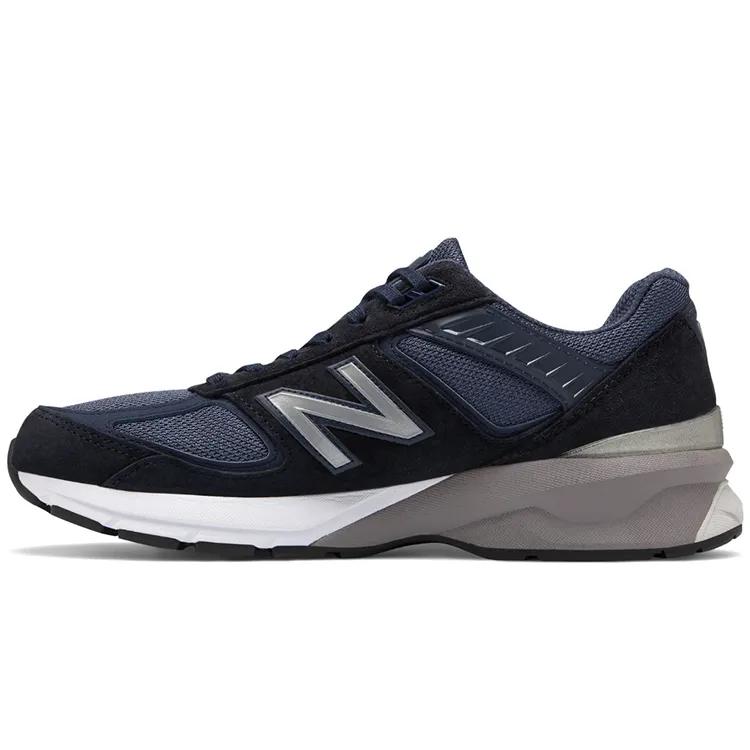 New Balance 990v5 Made In USA 'Navy' (Unisex) Navy / Silver Running Shoes M990NV5