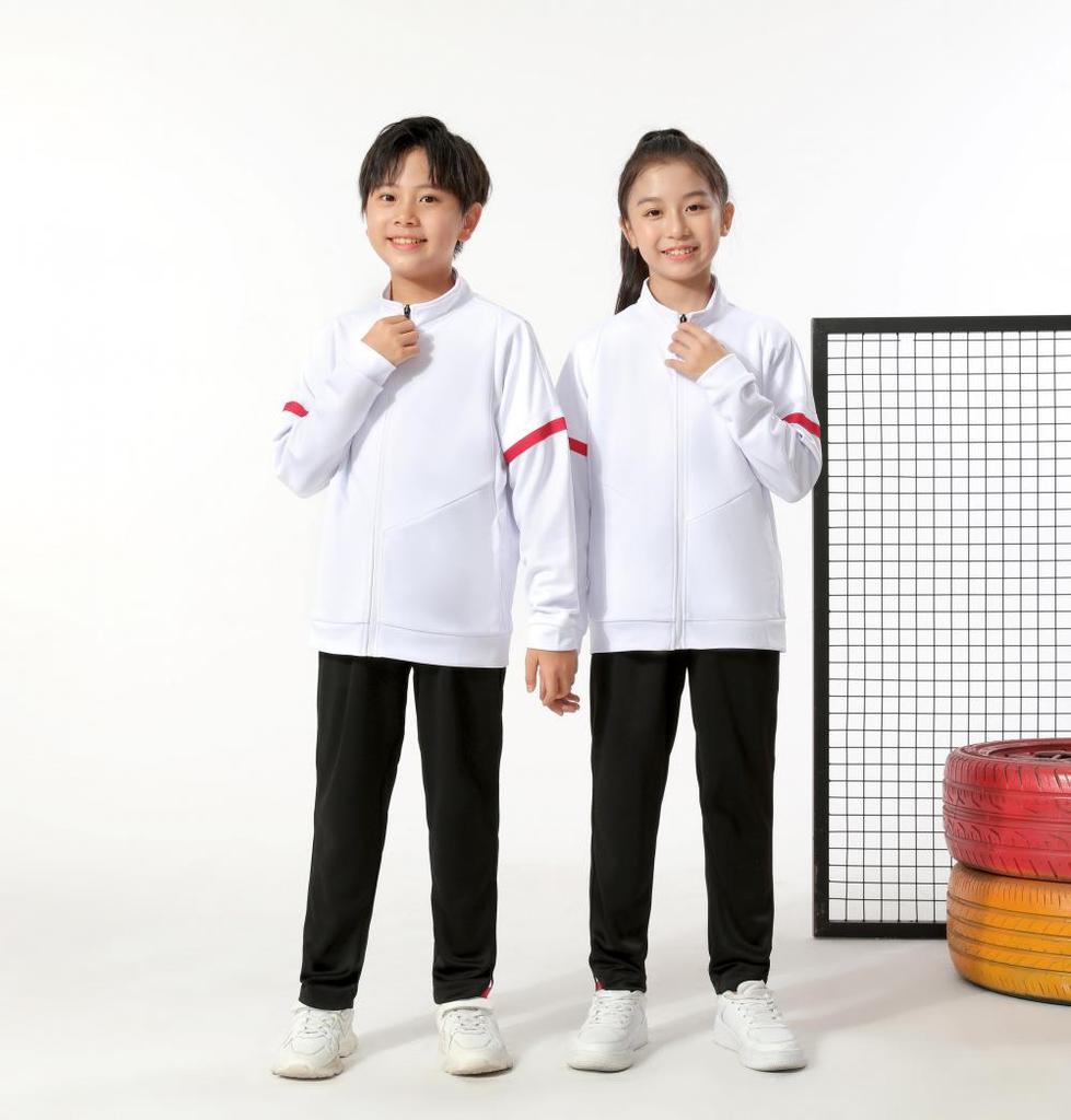Autumn-Winter Casual Sports Jacket and Trousers: Adult & Children Student Uniform for Sports Meetings & University Events