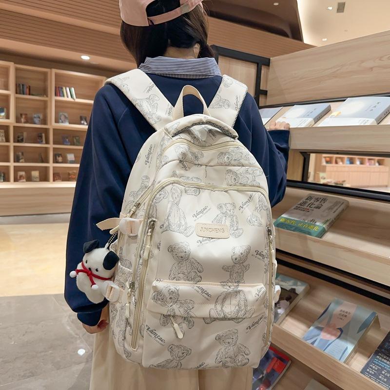 Schoolbag New Backpack Women's Korean Version Simple Schoolbag Women's College Bag Simple Large-capacity Outdoor Travel Bag