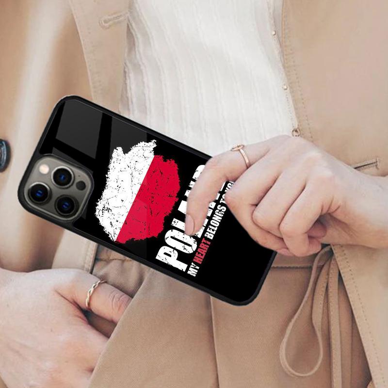 Poland Flag Magnetic Phone Case For APPLE iPhone 17 Air 16 14 13 12 Pro Max 15 Plus Wireless Charge With MagSafe Cover
