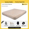 Portable Double Folding Inflatable Air Mattress for Home & Camping