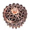 Incense Stick Holder Zinc Alloy Lotus Incense Burner 7x5cm Joss Stick Holder Home Desk Decoration