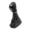 Black Automatic Gear Shift Knob With Boot For Mercedes-Benz W204 Plastic + PU Leather 11cm Length Automobiles Parts
