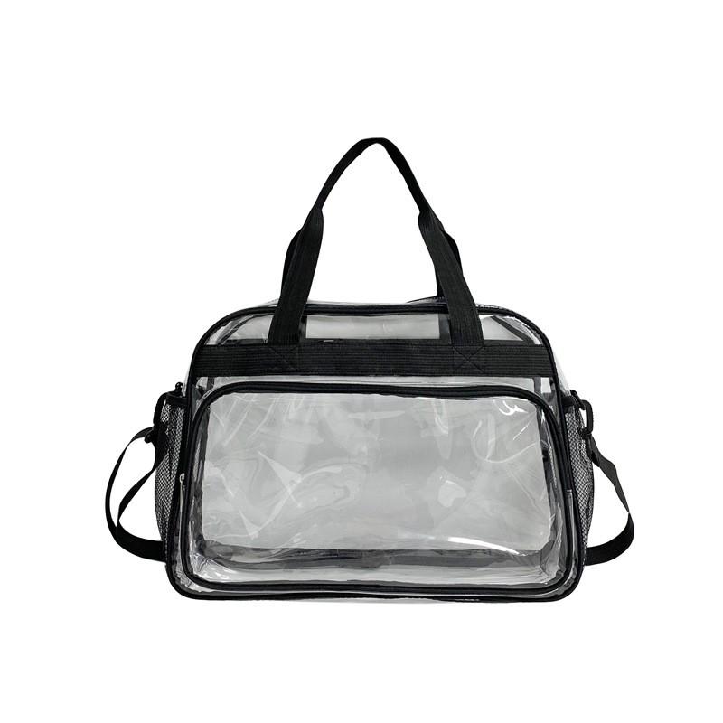 Borsa da Viaggio Grande Capacità Impermeabile in PVC con Design Trasparente per Viaggi Casual