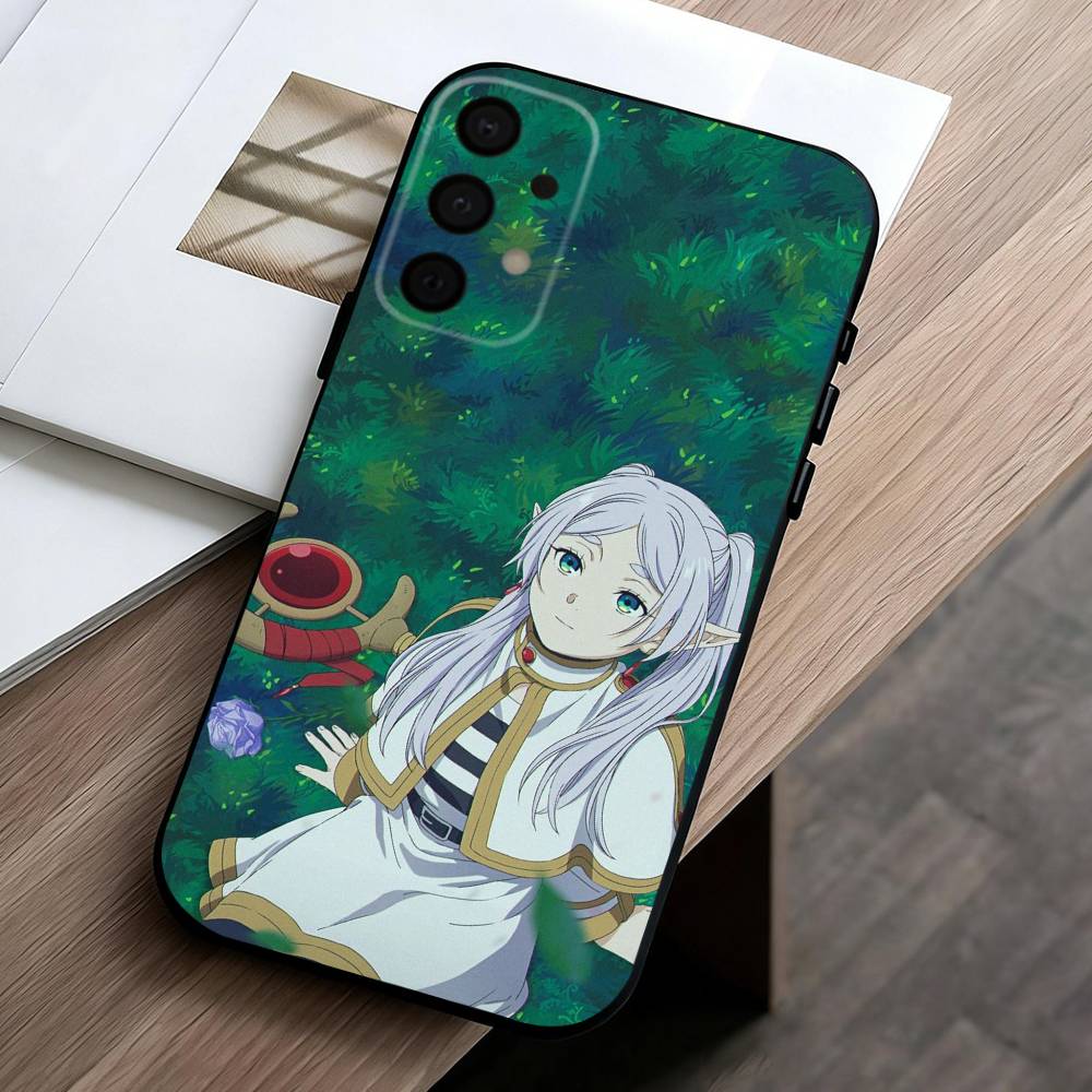 Manga Frieren Beyond Journeys End phone Case For Samsung Galaxy A73,A72,A71,A70,A53,A52,A51,Others Soft Black Shell