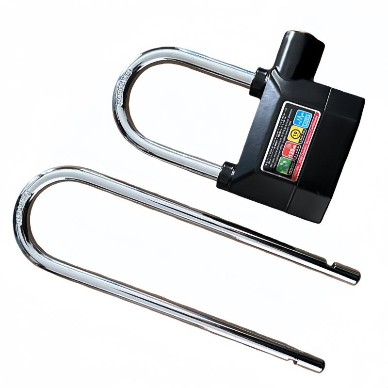 Falante Waterproof Alarm Door Padlock 110db Siren Alarm Lock Universal Anti-Theft Padlock for Bicycle Motorcycle Door Gate