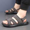 Fashion Men's Summer Comfortable Beach Sandals Non-Slip Water Shoes Soft Sole Outdoor Sport Slide Sandals Luxury Brand Male Slippers
