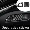 For Dodge Challenger 2015-21 REAL Carbon Fiber Co-Pilot Storage Box Handle Trims