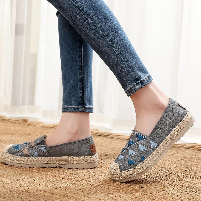 2025 summer new women's shoes one-pedal mother shoes soft sole non-slip comfortable versatile fashion fisherman casual shoes women