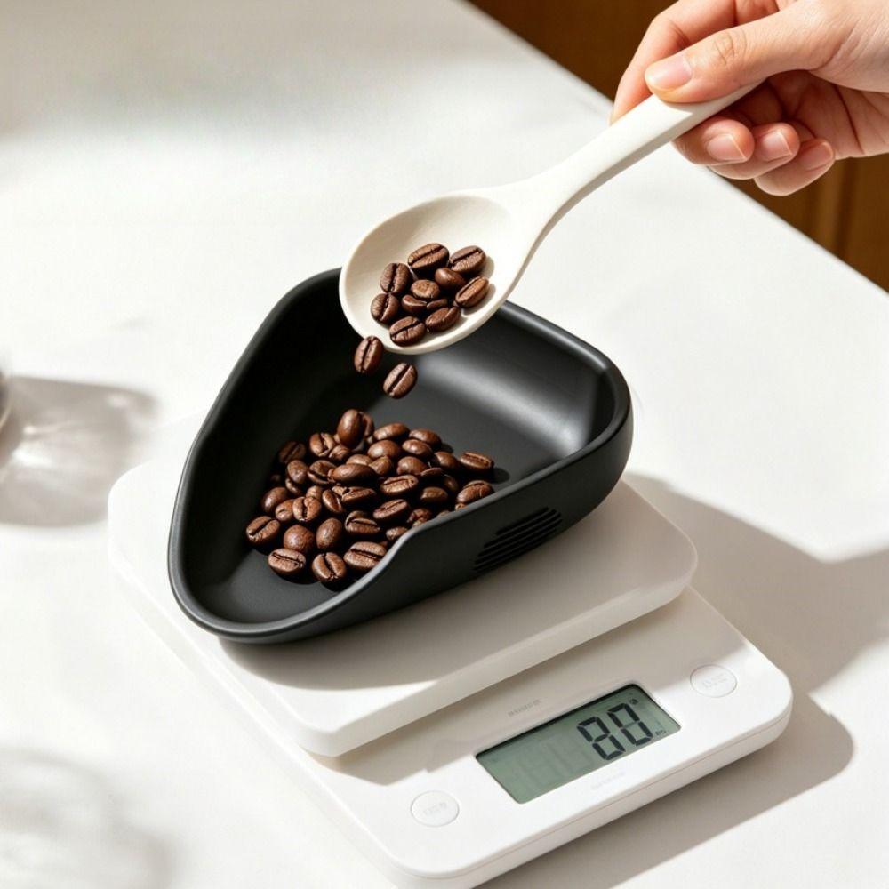 Non-Slip Base Silicone Dosing Cup Reusable Barista Weighing Plate For Espresso Machine