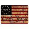 Metal Wall Art American Flag Vintage Patriot Decor for Home