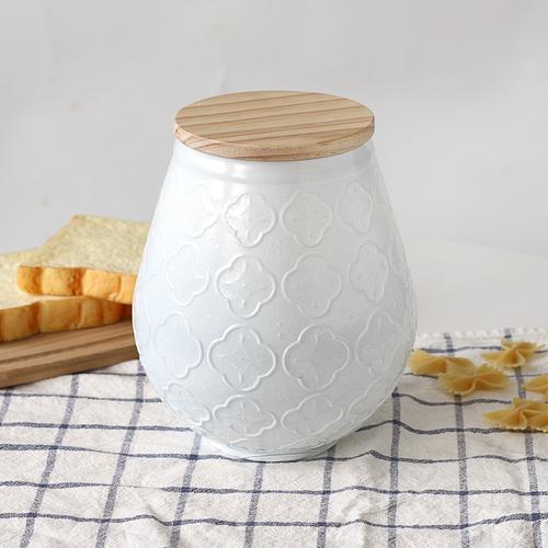 

Стеклянная банка для хранения Деревянная крышка/металлическая крышка Контейнер для продуктов Банка для конфет Декоративные банки Органайзер для зерна Бутылка для хранения для дома и кухни