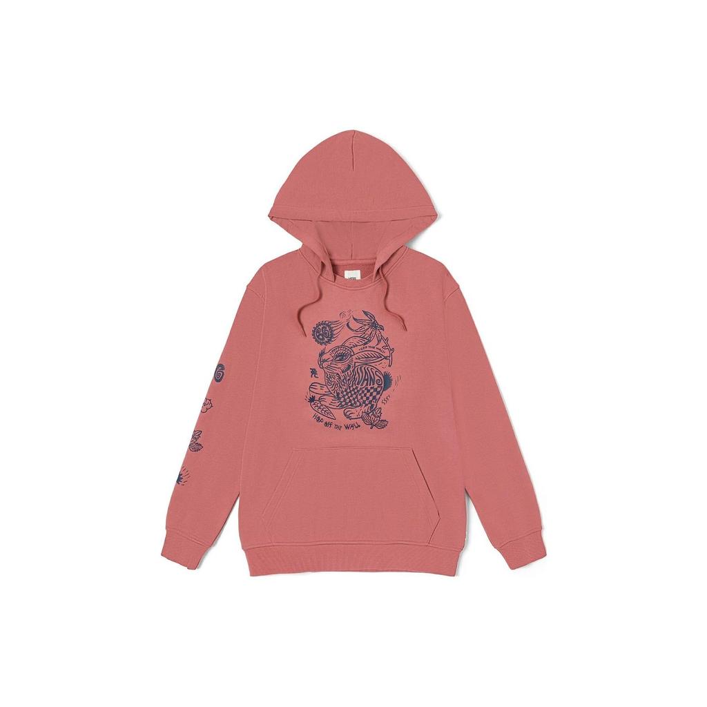 Vans Year Of The Rabbit Sweatshirts Women's Rose Hooded Moderate Regular VN0008YABQU