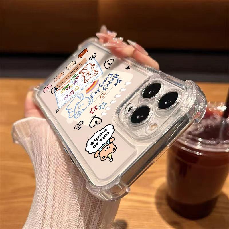 Transparent Creative Patterns Phone Case For Samsung Galaxy S25 FE S24 S23 S22 Ultra S21 Plus A26 A25 A24 A17 A36 A56 A16 Cover