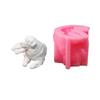 3D Dog Animal Statue Silicone Candle Molds Epoxy Resin Silicone Molds for Candle Soap Fondant Chocolate Cake Baking