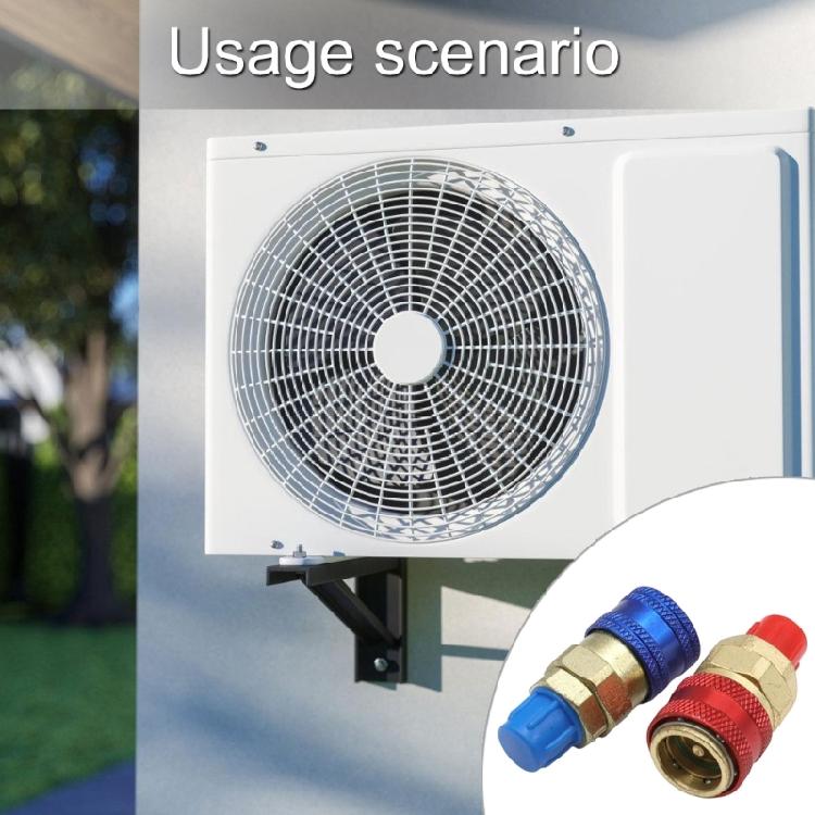 R134A Adapter Wartungswerkzeug Kühlungssystem Werkzeug Schnellkupplungsadapter Ausrüstungswerkzeug Geeignet für Kühlsysteme