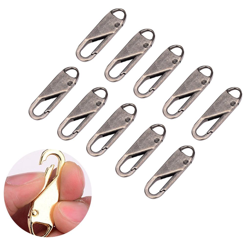 Detachable Zipper Puller Universal Zipper Replacement  Kit Four Colors