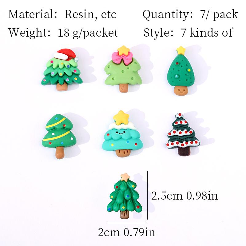 

Рождественская елка наклейки на холодильник Рождественская атмосфера украшения холодильника милые смоляные магнитные наклейки на холодильник