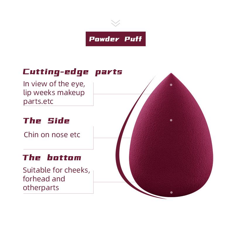 Cosmetic Puff Water Drop Makeup Sponge Facial Powder BB Cream Cosmetic Puff Blending Foundation Sponge Puff