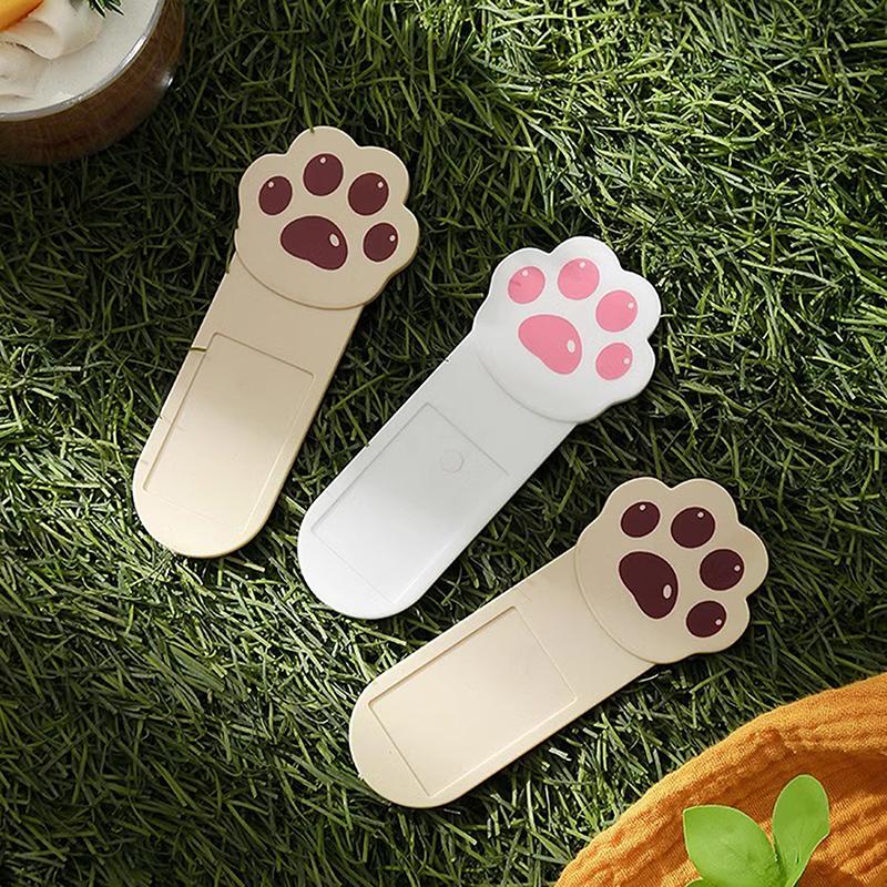 2/4ks Roztomilá kreslená rukojeť na toaletu, Kreativní odstraňovač víka s kočičí tlapkou, Plastový pohodlný odstraňovač vyklápěcího víka