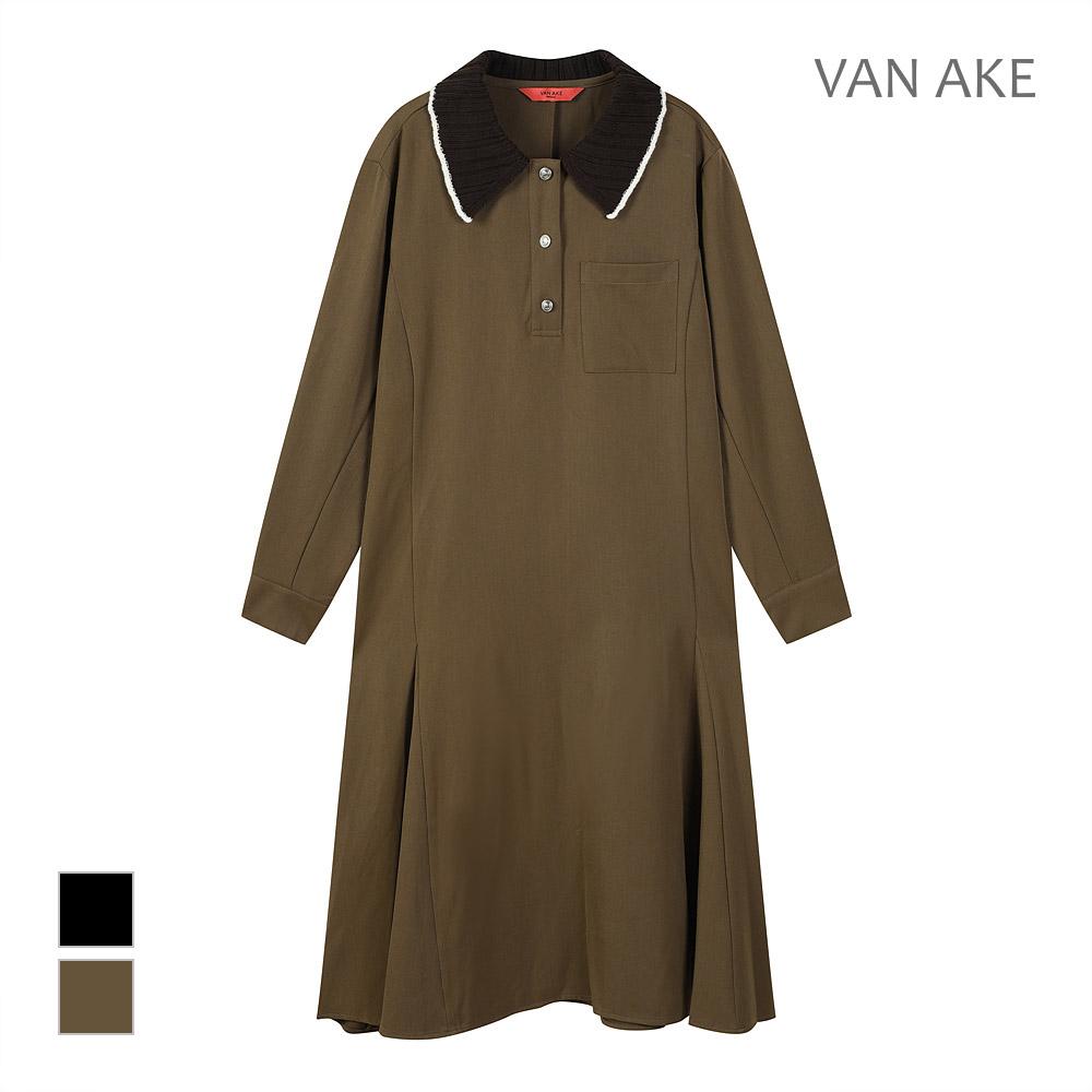 VANAKE Knit Collar Design Dress_Vb3Yopud01A