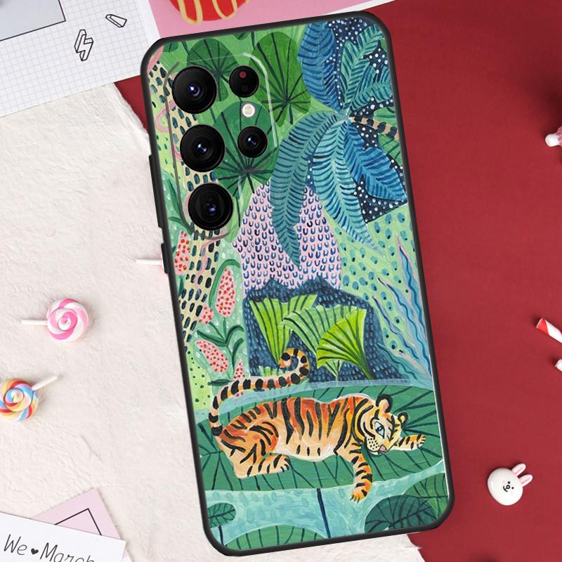 

Cute Cartoon Sloth Leopard Case For Samsung Galaxy S24 FE S20 FE S21 S22 S23 S25 S26 Ultra S10 Plus S25 FE Cover Shell Galaxy S24 Plus
