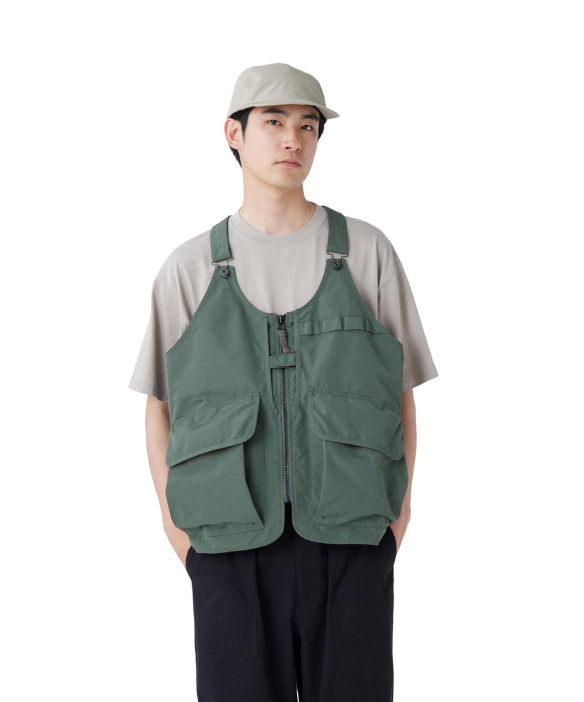 Snow Peak TAKIBI Ripstop Vest OLIVE L VT-26SU002 (Men's/Women's Vest)