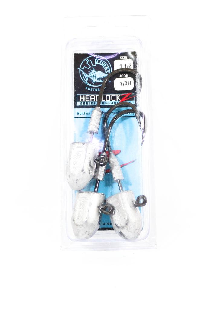 Tackle Tactics TT Headlockz HD Jig Head 1.5 Oz 7/0 H 3/pack (3344)