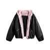 VibeStreet Korea Parky s kapucí z umělé kožešiny Kabáty Y2K Vintage Zesílené Volné Ležérní Chaqueta Topy Módní Oblečení na sníh Dámské bundy Abrigos