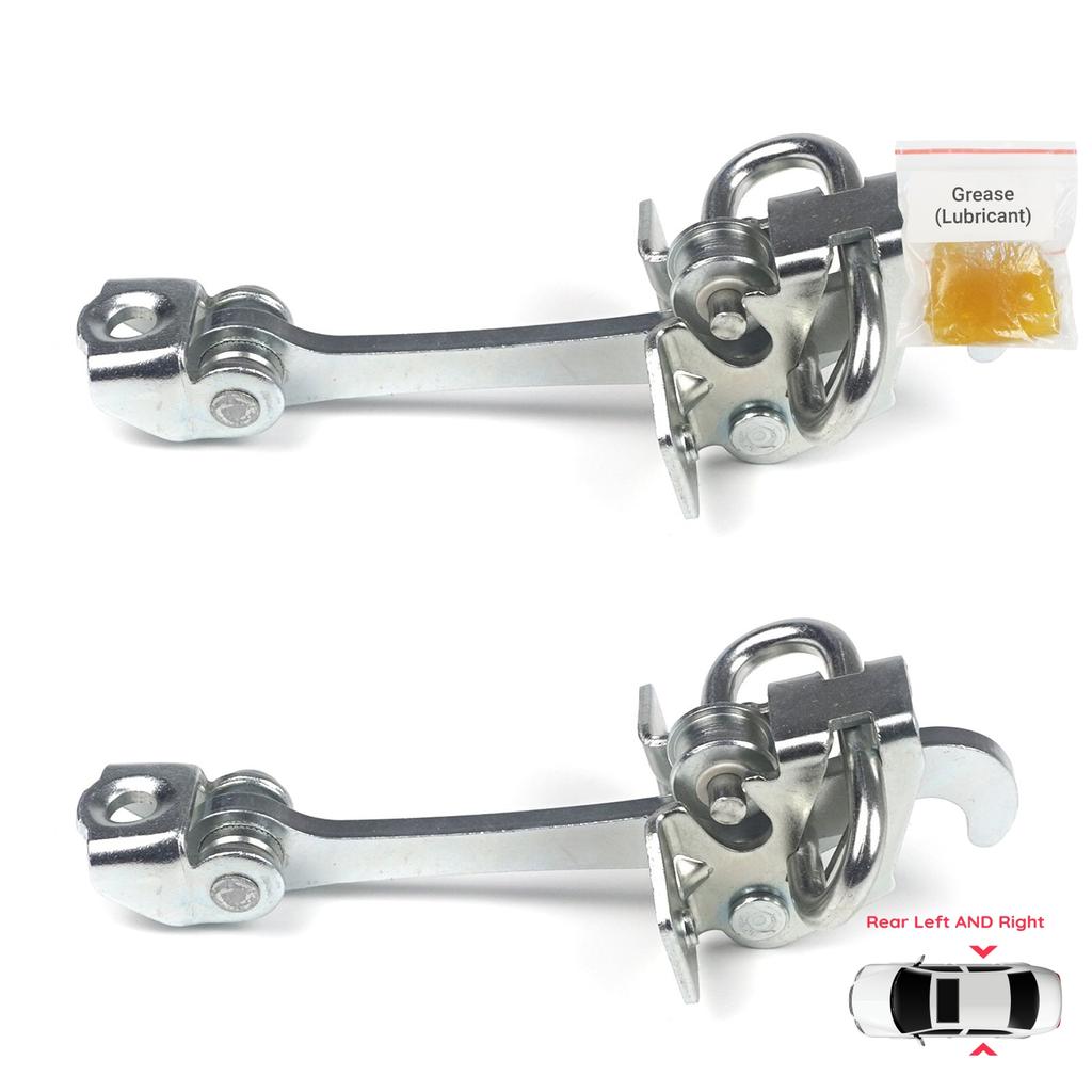 BDP718-1 2 Pezzi Cerniera Porta Posteriore Sinistra E Destra Fermo Limitatore Cinturino per Vauxhall Opel Astra G 1998-2009 Zafira A 1999-2006 160243