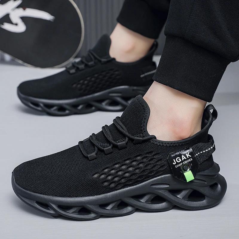 Fashion Summer Mesh Hollow Sports Shoes Mesh Design, with Shock-absorbing and Anti Slip Sole, Ultra Light and Stable Walking Shoes
