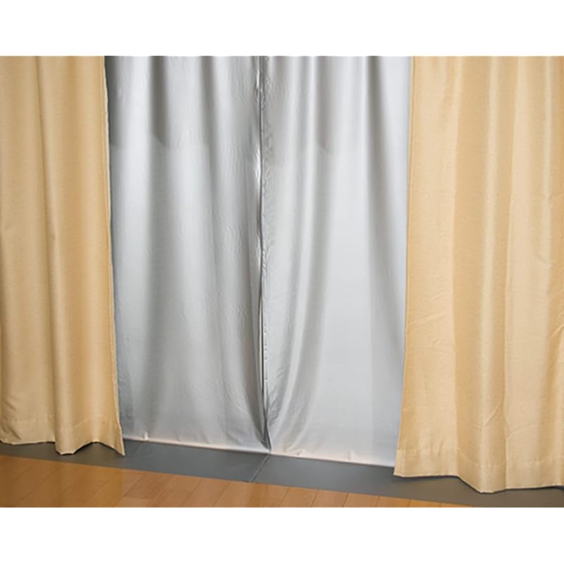 Meiwa Gravure MEIWA Insulating Curtain Liner (Blackout Type) 100 x 140 cm, Set of 2, Gray