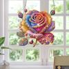 2D/Flat DIY Hanging Diamond Art Kits Diamond Painting Set Diamond Art Pendant Single Side Drill DIY Home Decor Hanging Charm