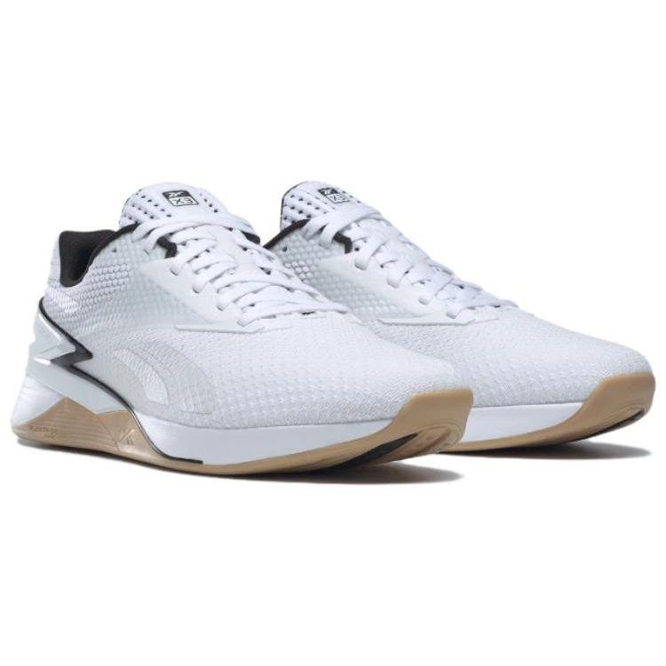 Reebok Nano X3 White Black Gum Unisex Sneakers Footwear-White Core-Black Rubber-Gum HP6074