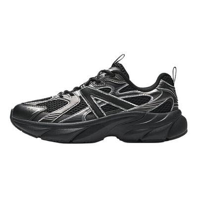 Scarpe Casual Basse Traspiranti Antiscivolo Assorbiurti Semplici Fashion Galassia Donna Sneaker Nero Argento 122538896-5