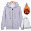 2025 Warm Fleece Hooded Zipper Cardigan - Korean Style Loose Fit for Couples
