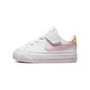 Nike Court Legacy Low top Skateboard Shoes White Pink Infant And Toddler DA5382-115