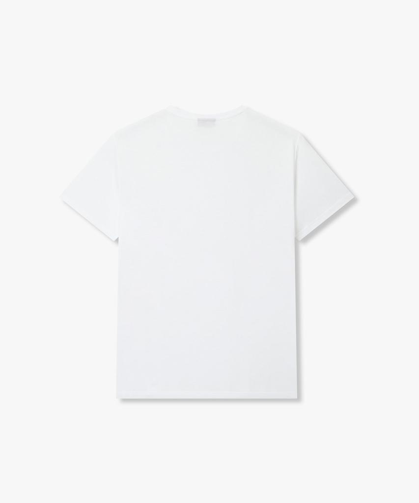 EMPORIO ARMANI UNDERWEAR Men'S Shoulder Logo Beachwear T-Shirt_White 0816134049
