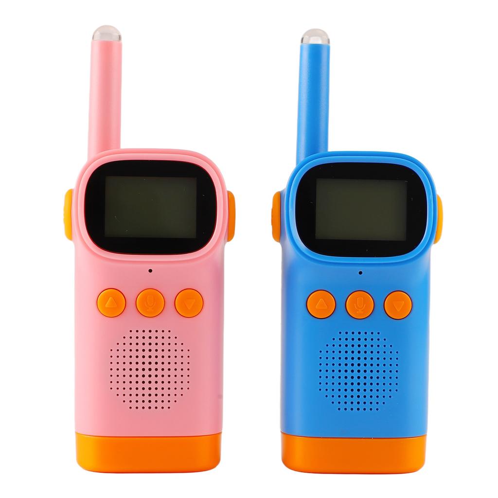 2PCS Children Walkie Talkie Toy with Flashlight Long Range Handheld 2 Way Radio for Indoor Outdoor