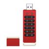 Encrypted USB Drive Secure USB Flash Drive 64GB AES256 bit USB 3.0 Hardware Password Memory Stick Automatic Lock for
