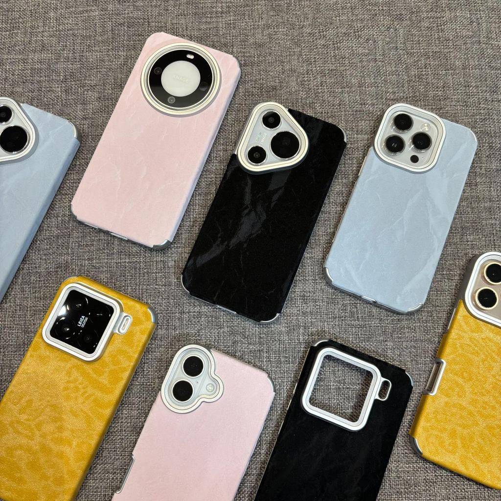 iPhone 17 Pro Max Solid Color Skin with Snow Mountain Texture - Compatible with Apple iPhone 14/15/16/17 Cases