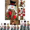 Festive Christmas Tree Topper Cover In Beautiful Snowman Hat For Holiday Decor